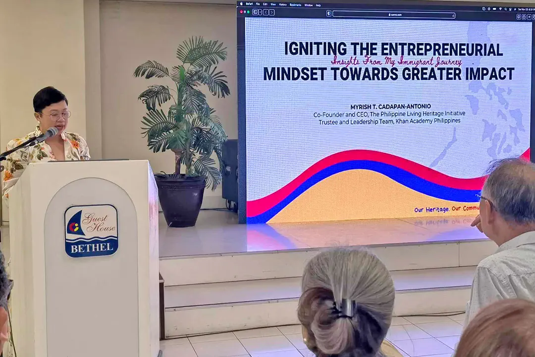 Atty. Myrish Cadapan-Antonio, Co-Founder and CEO, The Philippine Living Heritage Initiative & Trustee and Leadership Team, Khan Academy Philippines