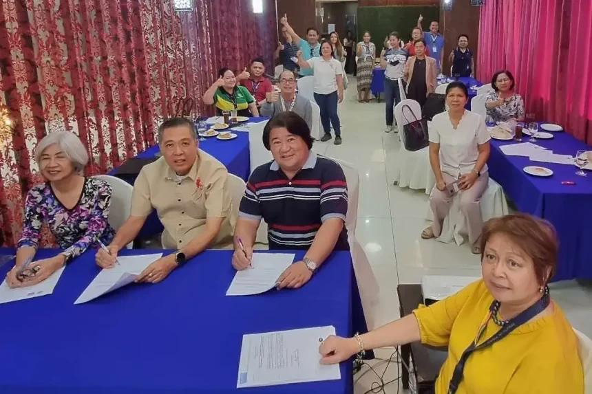 NOCCI President Edward Du and Executive Director John Jalandoni participate in MSMED Council planning meeting and MOA signing to support MSMEs in Negros Oriental.