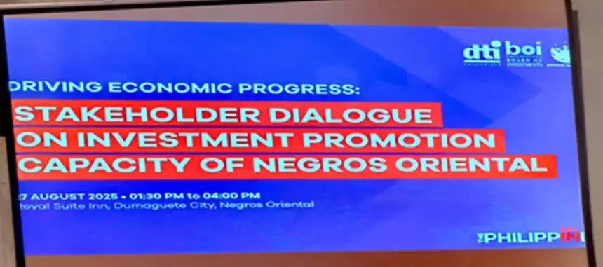 NOCCI Drives Negros Oriental as Top Investment Hub with DTI-BOI